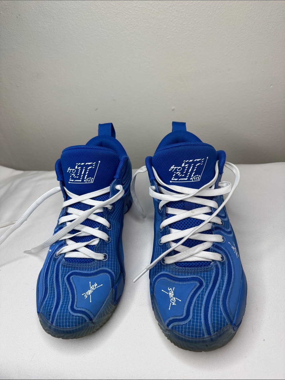 Jordan Tatum 3 Pacific Blue/White Unisex Sneakers. Sz 7.5 Men/9 Women.